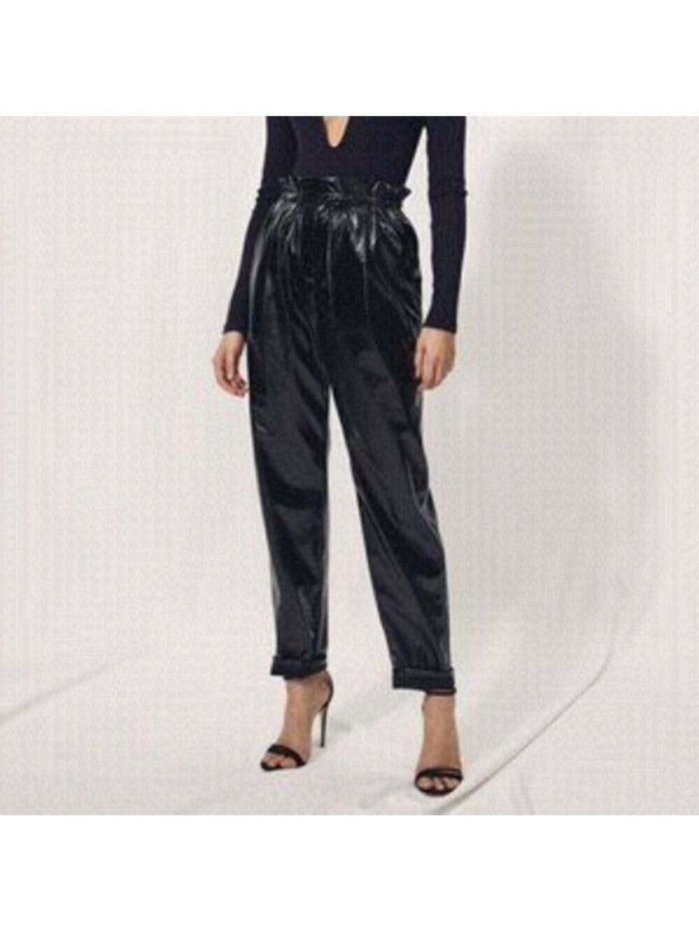 Aritzia Wilfred Black Jive Pants High Waister Faux Leather Pants Size  XS